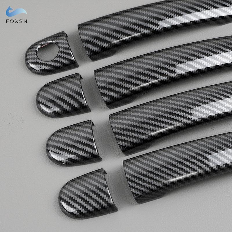 Car Accessories Exterior Door Handle Cover Sticker Trim For VW Golf 5 MK5 Rabbit 2004 2005 2006 2007 2008