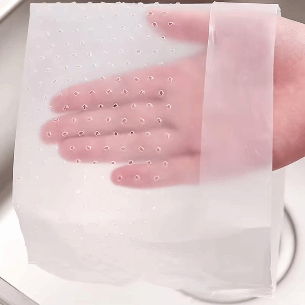 120PCS Stand-Up Design Disposable Waste Bags Anti-Clogging Sink Strainer Bag  Food Waste Disposal