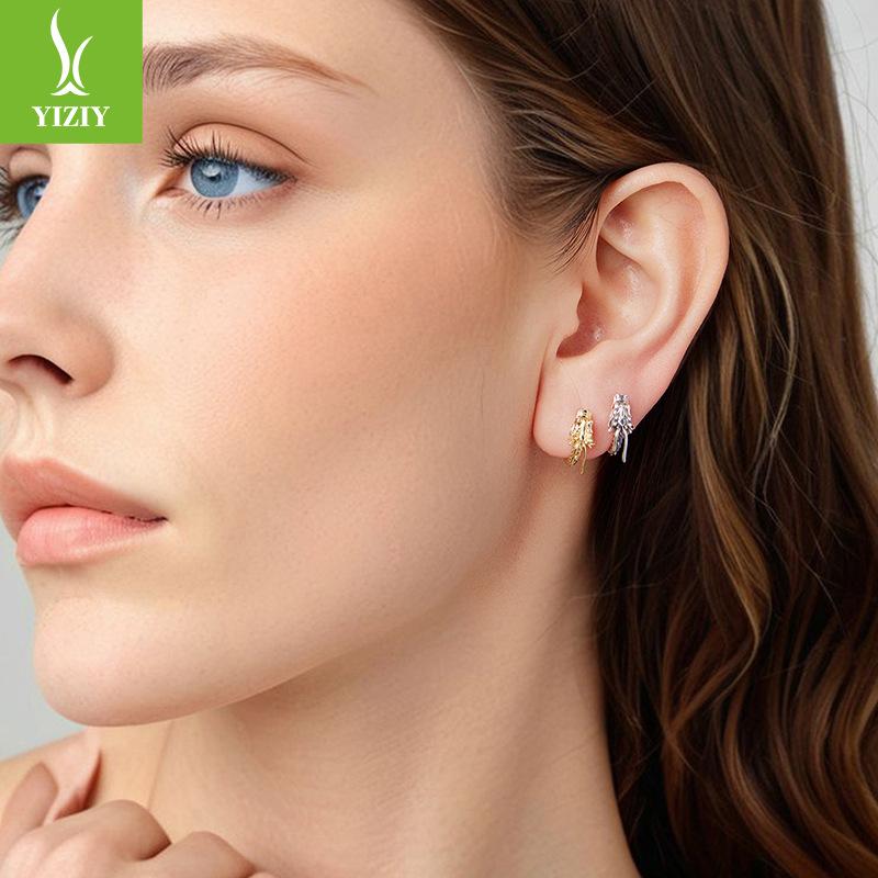 Retro Personalisierte Drachen Ohrringe Ohrknochen Clips, Mittelalterliche S925 Sterlingsilber Glücksohrringe Ohrringe