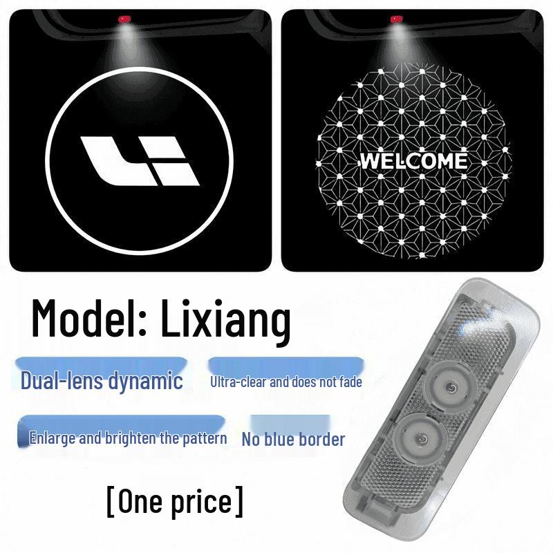 Dynamic Car Door Welcome Light for L9L8L7L6 - Edge-Free Projection