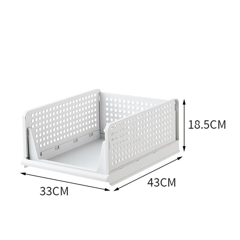 Multi-Model Plastic Clothing Folder: Drawer-Type Layered Storage Organizer with Built-in Shelf for Wardrobes
