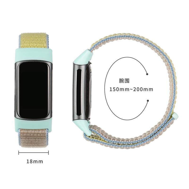 Nylon Strap for Fitbit Charge 6 Smart Watch Sports Nylon Weave Loop Bracelet Wristband Correa Pulsera for fitbit Charge 5 Band