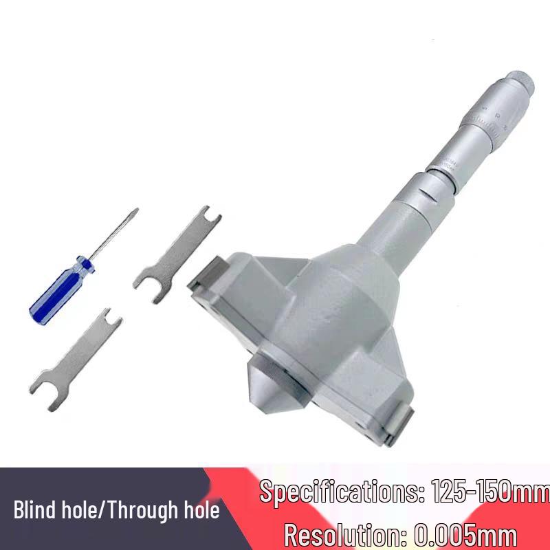 High Precision Three-Point Inside Micrometer, 0.001mm Accuracy for Inner Holes