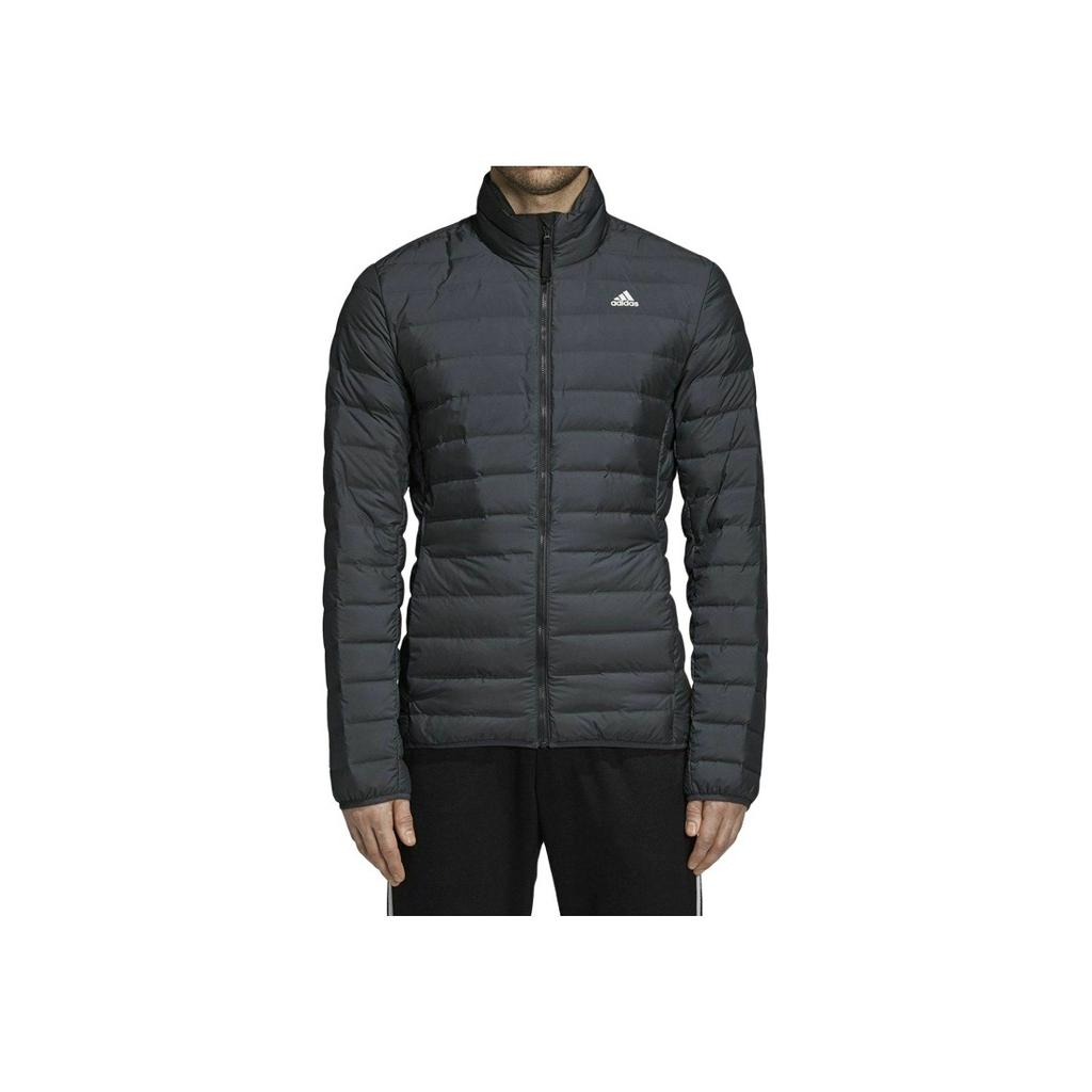 Adidas Chaqueta Acolchada Ajustada para Deportes al Aire Libre Invierno Hombre Ropa Exterior Negro Carbón CY8732