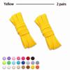 2Pair Flat Cotton Shoelaces Wide Sneaker Replacement Shoe Laces Classic Colored Shoelaces 80/100/120/140/160cm Unisex Shoestring