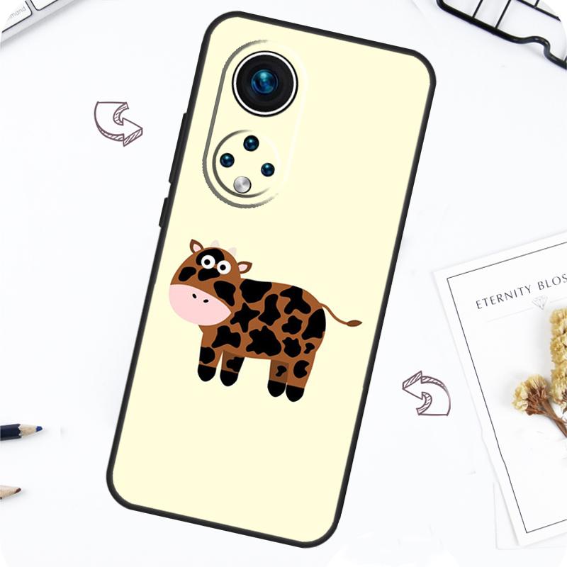 Cartoon Cute Cow Spots Case For Honor Magic 7 5 6 Lite Honor 200 Pro X8b X9a X8a X8 X9 X9c X9b 50 70 90 Lite Cover