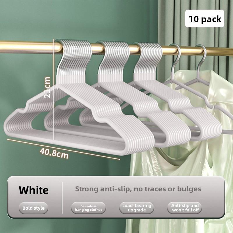 

Бытовая вешалка для общежития, не оставляющая следов, противоскользящая, для студентов, с дизайном, защищающим плечи 10pcs