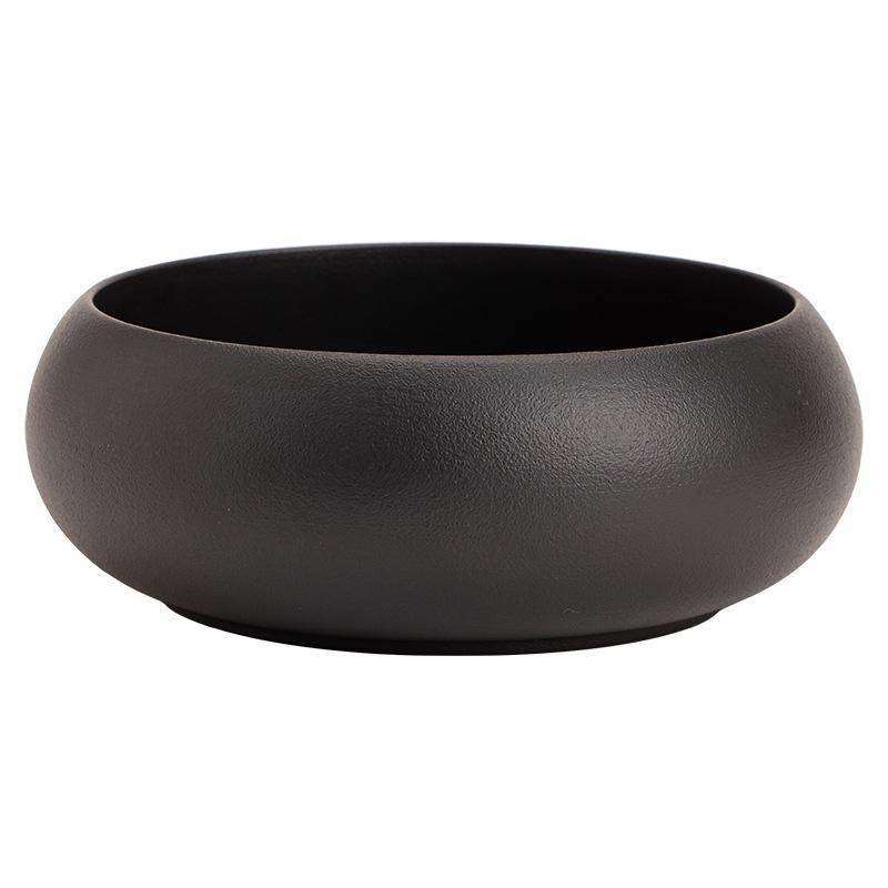 Chinese Solid Color Minimalist Style Large Tea Wash Tea Ceremony Zero With Pen Wash Water Wash Round Teacup Wastewater Tea Residue Storage Tank