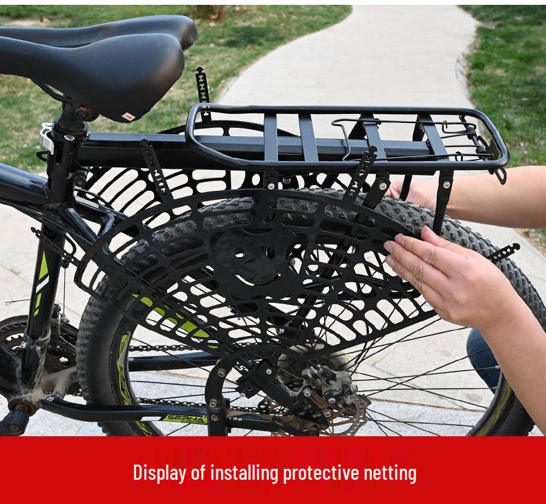 Seggiolino di Sicurezza Universale per Bicicletta con Poggiapiedi - Cuscino Posteriore Pieghevole per Mountain Bike per Bambino