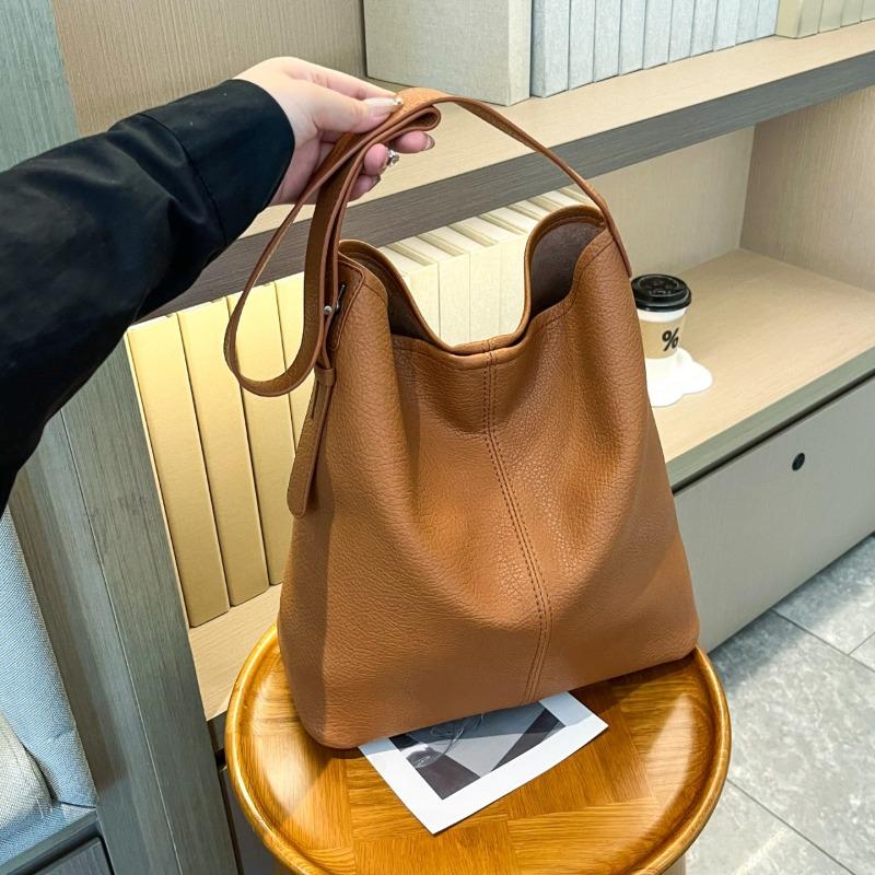 Light Luxury PU Solid Color Hasp Hot Sale Shoulder Bags 2026 High Quality Large Capacity Unique Design Crossbody Bags for Women