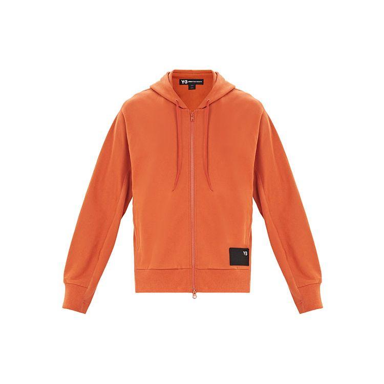 Y-3 Solid Color Casual Drawstring Hoodie Men hoodies Orange FJ0439 S