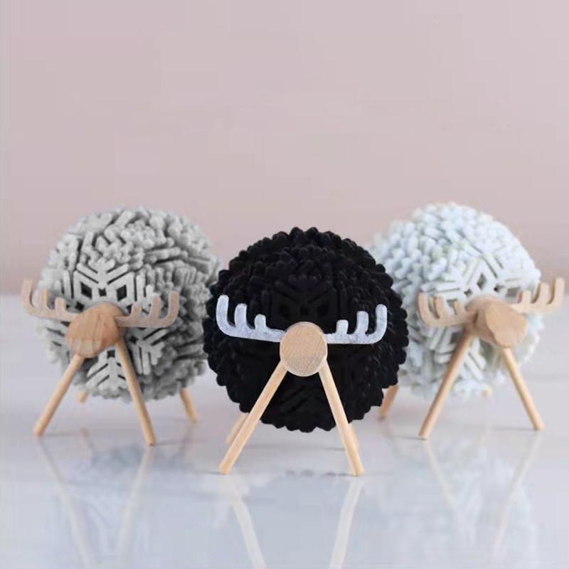 Table Mat Tea Coaster Water-Absorbing Coaster Desktop Decorations Felt Mat Lamb
