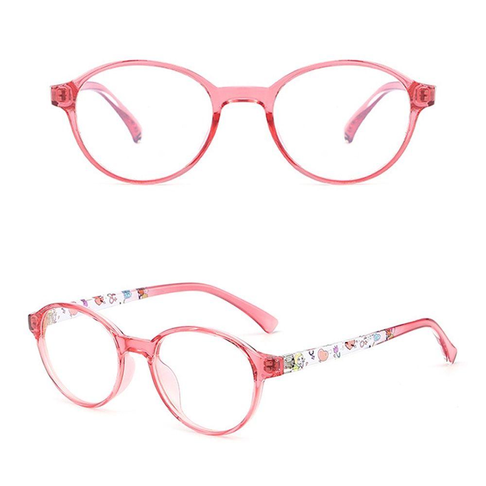 Girls Computer Eye Protection Kids Glasses Comfortable Eyeglasses Anti-blue Light Ultra Light Frame