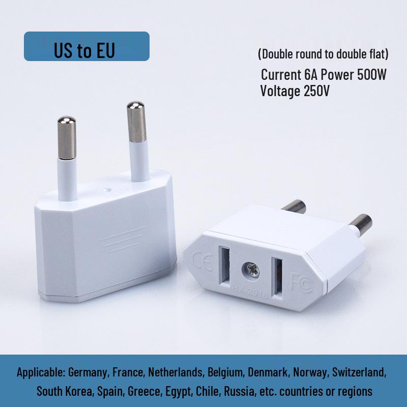 Universal Pure Copper Adapter Plug with Multi-Standard Compatibility