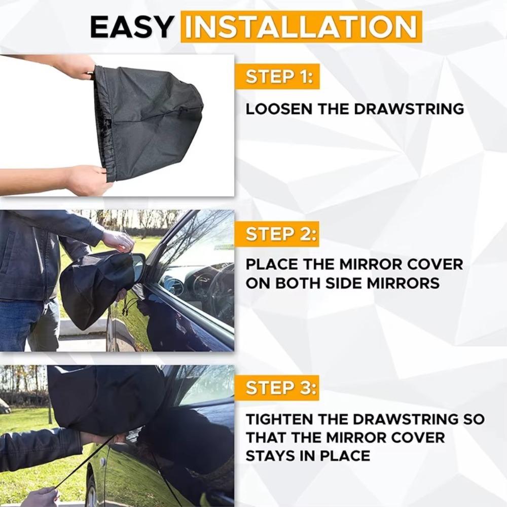 Waterproof Protective Cover Frost Guard Side Mirror Bag Rear View Mirror Cover  for Car
