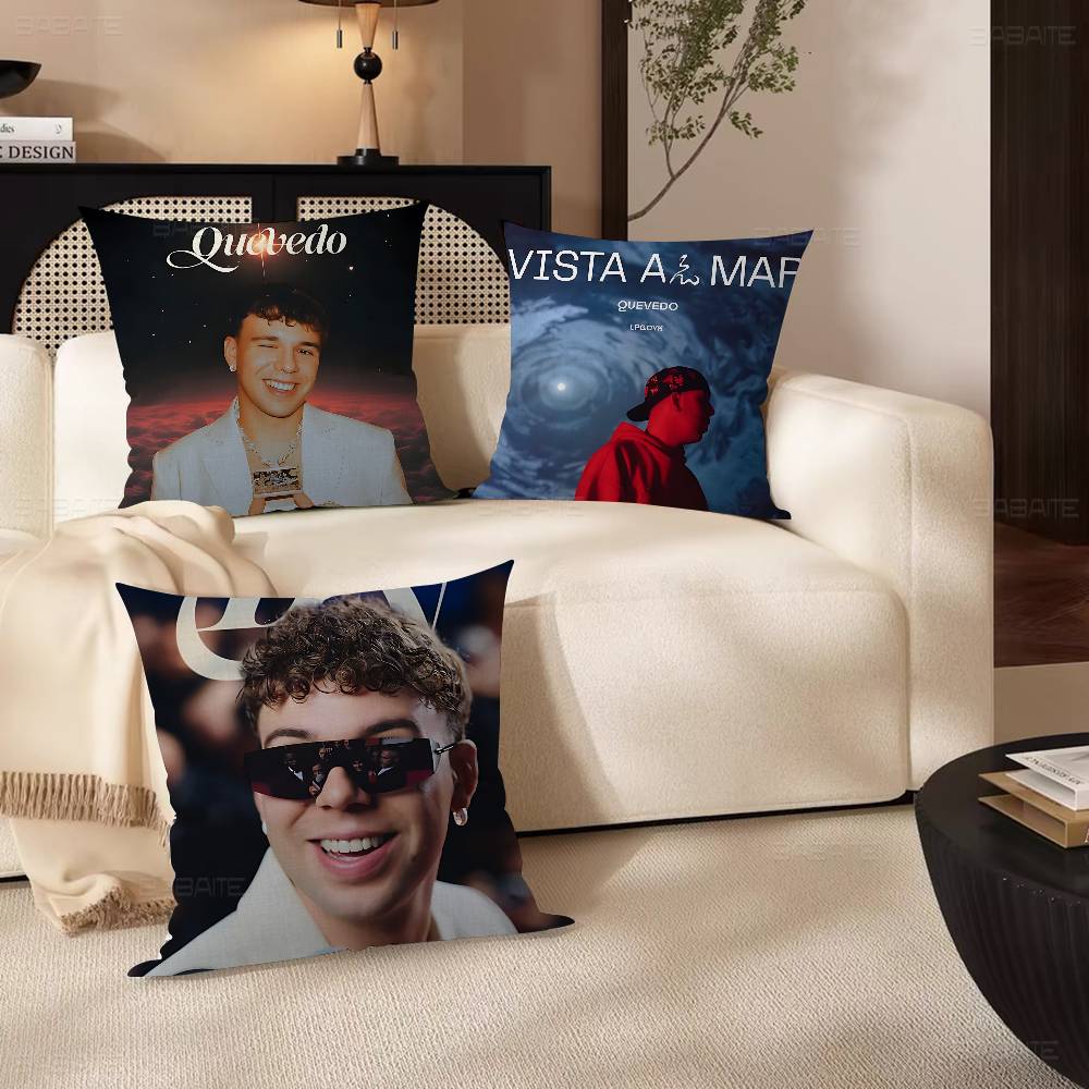 Popular Reggaeton Singer Q-Quevedo Cushion Cover Pillow Cover Decor Pillowcase Printed Cushion Case For Couch