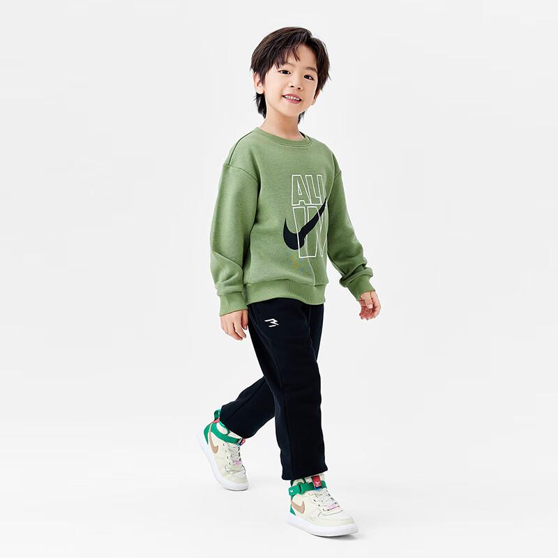 Nike Kids' Fleece-Lined Long-Sleeve Tee & Sweatpants 2-Piece Set