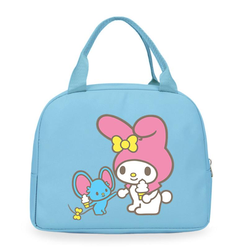 Melody cute cartoon print student lunch bag high value work commute leisure handbag