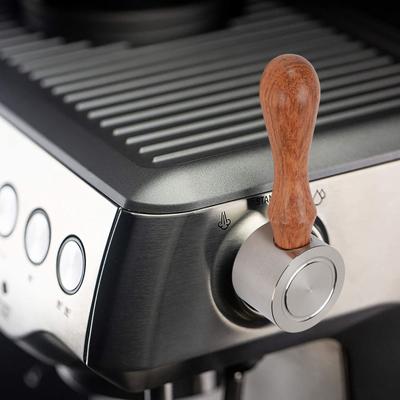 Kaffeemaschine Dampfhebel Edelstahl Ersatz Dampfknopf Hebel mit Holzgriff für 840 870 878 875 880 Kaffeemaschinen