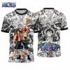 Japonya One Piece Luffy Futbol Forması Erkek Tişört Çocuk Futbol Özel Forma Seti Yetişkin Erkek/Kadın Sweatshirt