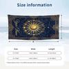 Celestial Cat Dreamscape Theme Quick Dry Beach Towel Custom Name Text Print Large Sand Resistant Towel Beach Vacation