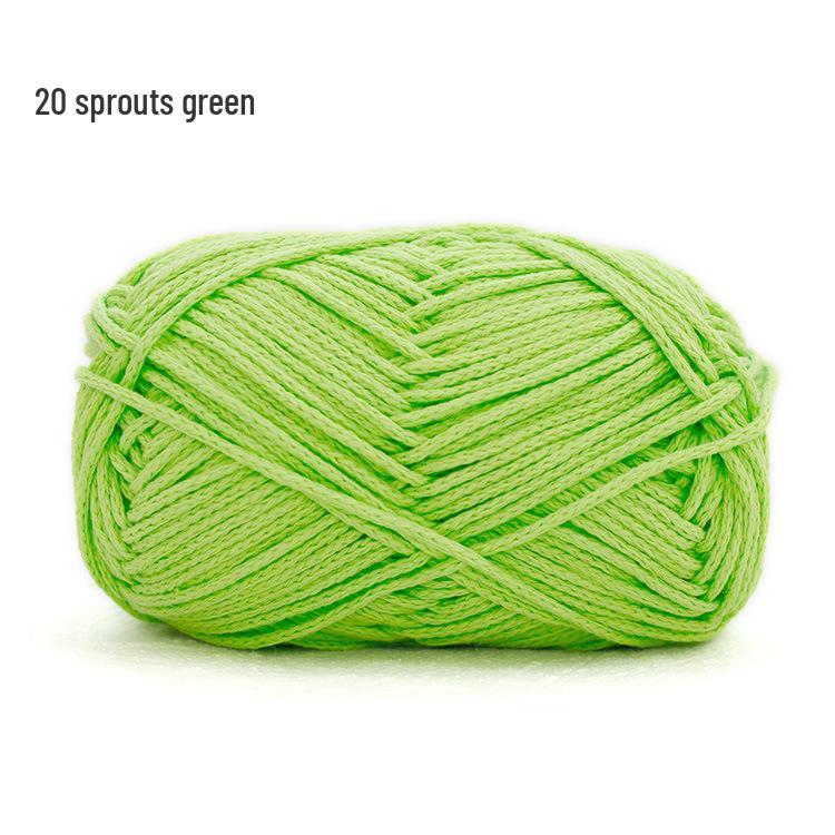 Xue Feier Suxin 2mm Round Hollow Pure Cotton Crochet Yarn for DIY Knitting
