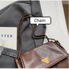 2025 Vintage PU Leather Women Crossbody Shoulder Bag - Spacious Underarm Purse with Chain, Office To Evening Clutch Purse Bag
