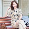 Mom's 2026 Chinese Chiffon Blouse: Spring/Summer National Style for Middle-Aged & Elderly Women