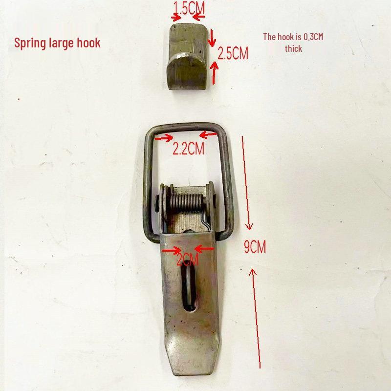 Electric Tricycle Parts: Spring Hook, Handlebar Buckle, Seat & Cabin Buckles, Door Lock, Bucket & Box Panel