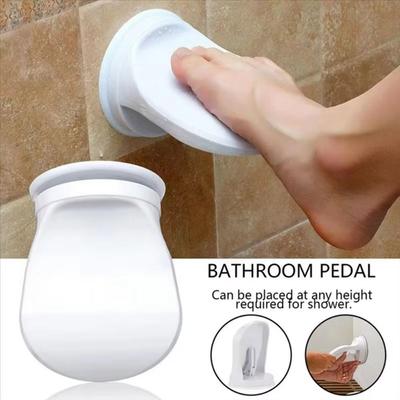 No Drilling Suction Cup Shower Foot Rest Grip Holder Non Slip Shaving Leg Step Wall Mounted Stable Shower Step Bathroom