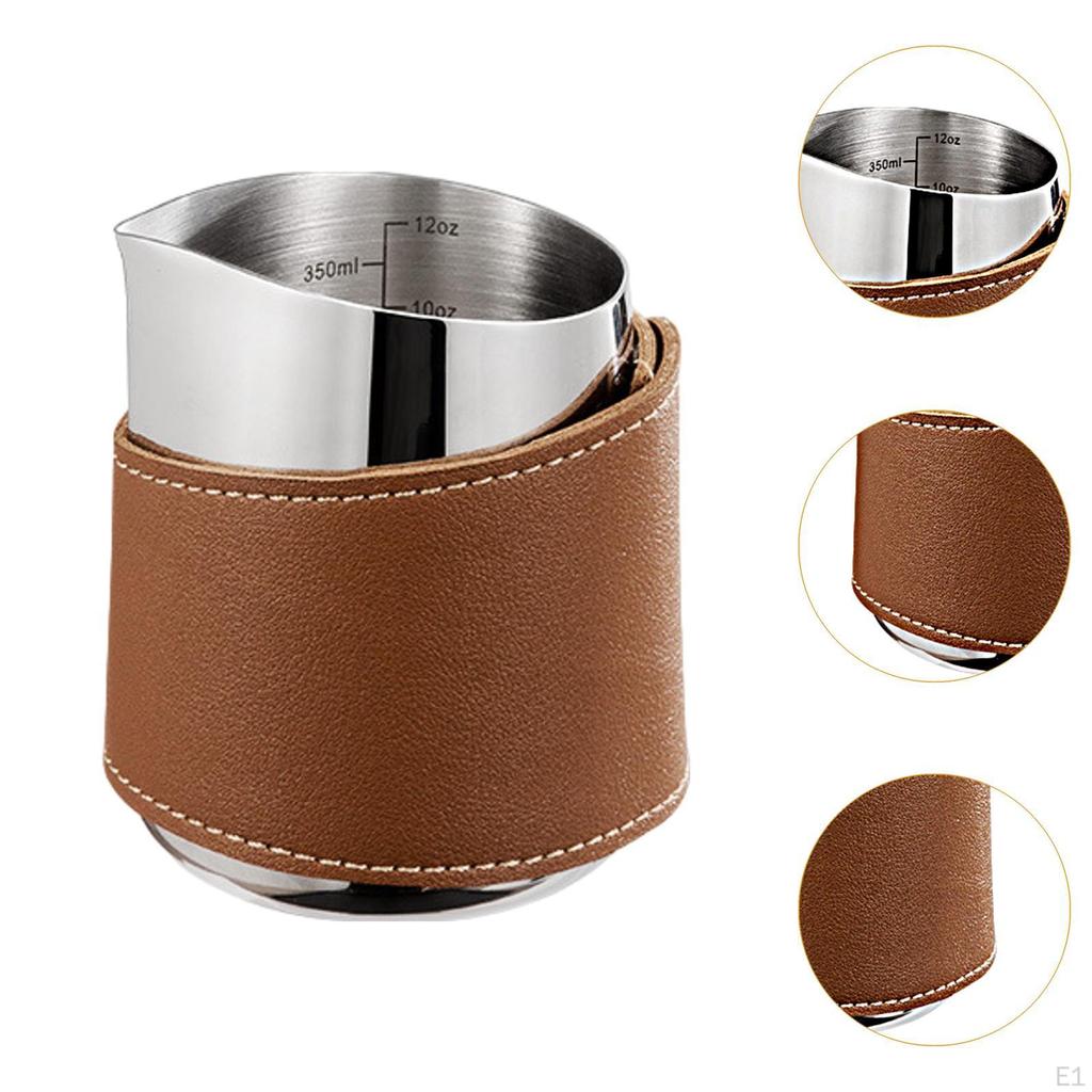 Konvička na mléko Eagle s hubičkou bez ucha pro přípravu latte artu