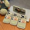 Matcha green five dolls suitable for Apple 17 mobile phone case iPhone16Pro Xiaomi oppo anti-drop all-inclusive case