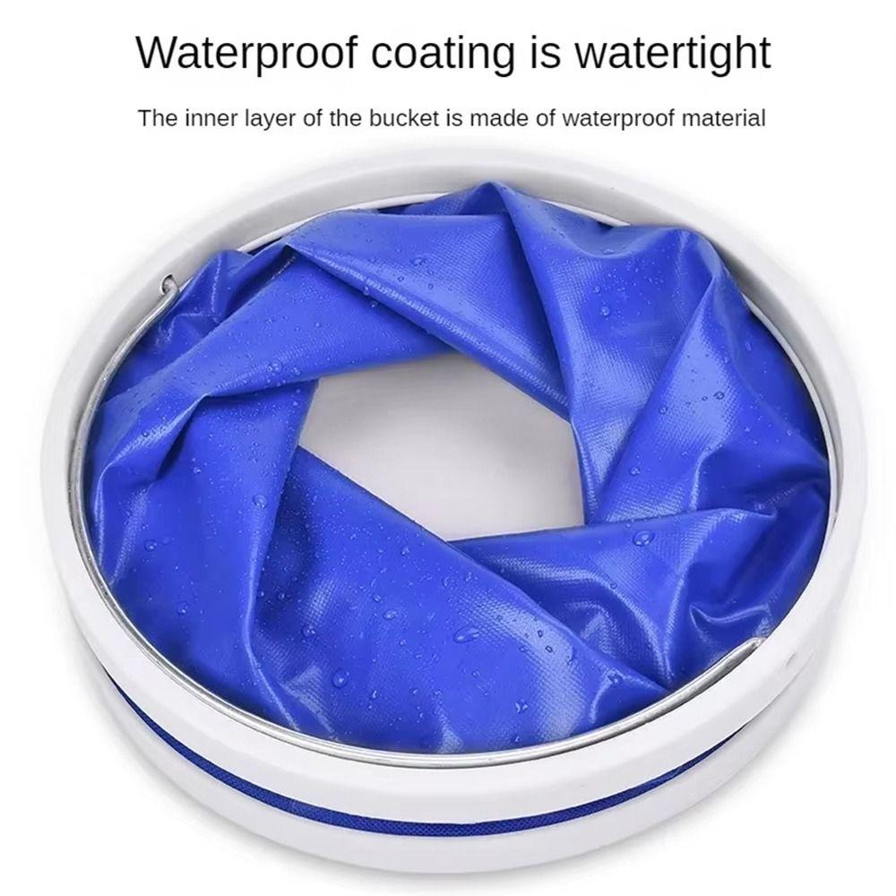 Colorful Collapsible Water Bucket Foldable Water Storage Container Water Sprinkling Bucket Fishing