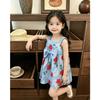 Girls Summer Colorful Striped Tank Dress Toddler Kids Chic H Line Sundress