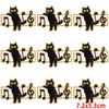 10Pcs/Lot Animal Embroidery Patch Iron On Patches For Clothing Cartoon Embroidered Patches For Clothes Cute Cat Patch Applique