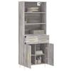 Buffet Cinza Sonoma 69,5 x 34 x 180 cm Aglomerado