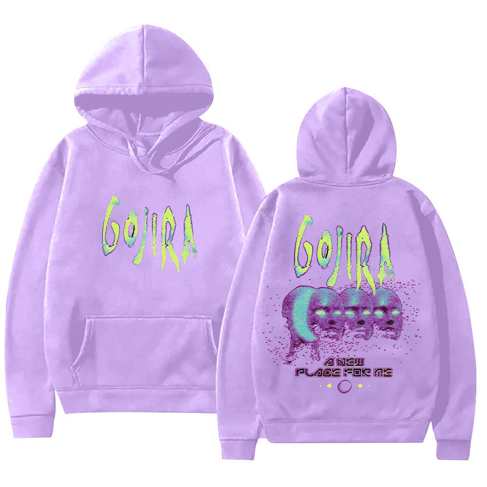 Sweat à capuche Another World Groupe de Metal Gojira Magma Music Sweat à capuche Unisexe Hommes Femmes Nouveau Décontracté Streetwear Pull Sweatshirt High Street