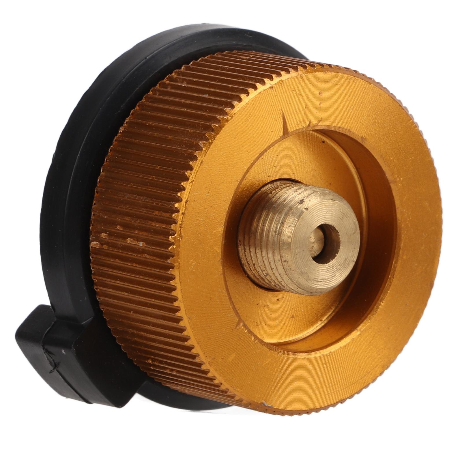 

2 шт. Адаптер для печі для кемпінгу на відкритому повітрі, Перехідник для газового балона з функцією самозакривання