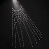 Long Tassel Bridal Hair Chain Imitation Pearl Tassel Headband  Special Occasions