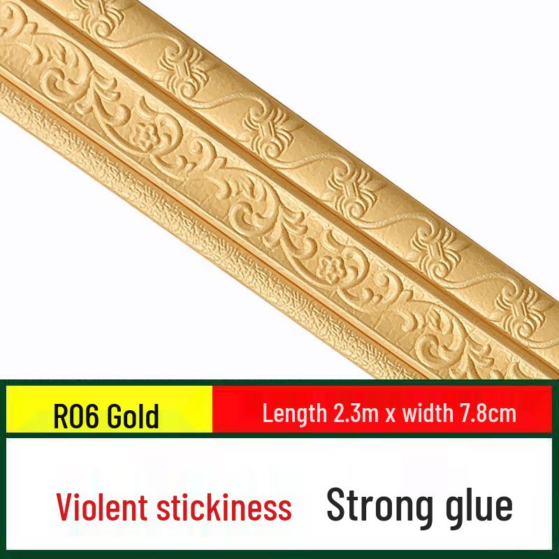 Waterproof 3D Self-Adhesive Skirting & Door Frame Edging Stickers