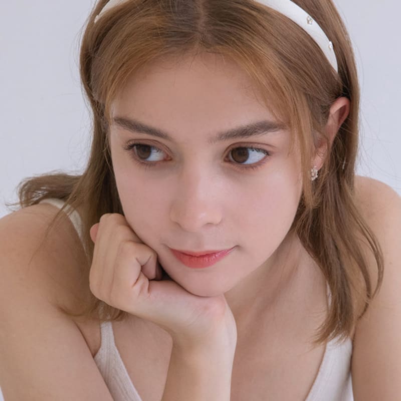 GETMEBLING Satin Flower Bead Hairband_5color