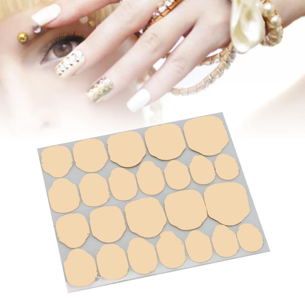 1200 Pcs Nail Adhesive Tabs for Press On Nails 50 Sheets Water Resistant Double Sided Adhesive Nail 