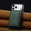 LC.IMEEKE L5 For iPhone 17 Pro Max Magnetic Phone Case Leather Back Cover with Detachable Card Holder