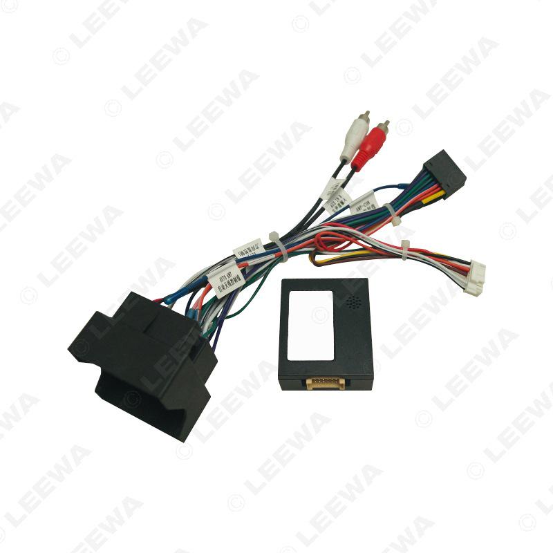

03-10 VW Touareg 16P Мод экрана навигации Android с протокольным блоком и шнуром питания Power Cable