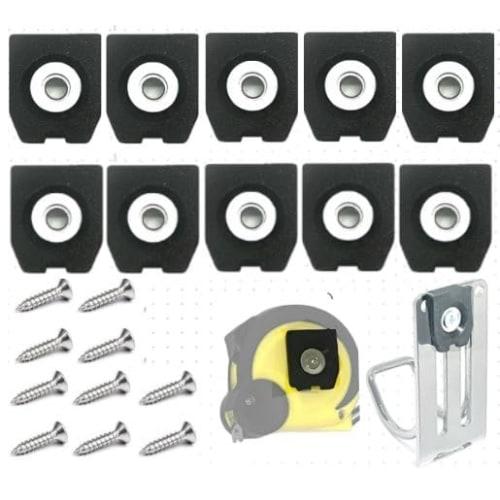 10-Piece Convex Holder, Double-Strengthened Male, Compatible with M3, M4, and M5 Screws, with Reinforced Plate to Prevent Breaking When Working at Hei