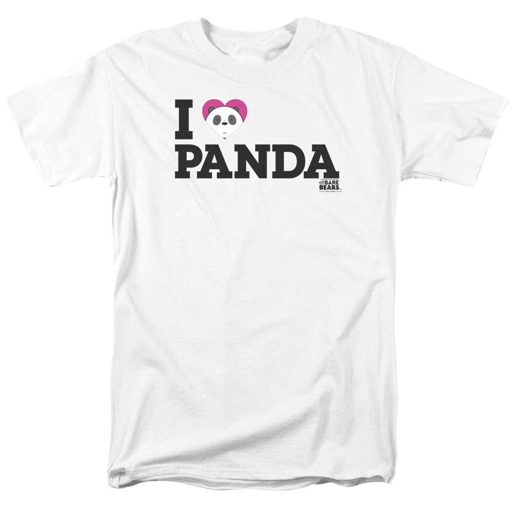 We Bare Bears  I Heart Panda  T-Shirt - To 5X M