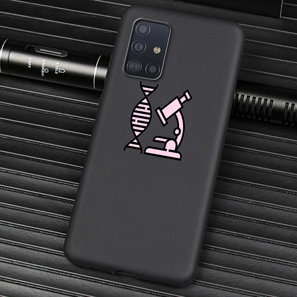 Science Chemistry Biology Phone Case For Samsung Galaxy A51 A71 A21S A12 A11 A31 A41 A72 A01 A03s A52 A32 A22 A13 5G Soft Cover