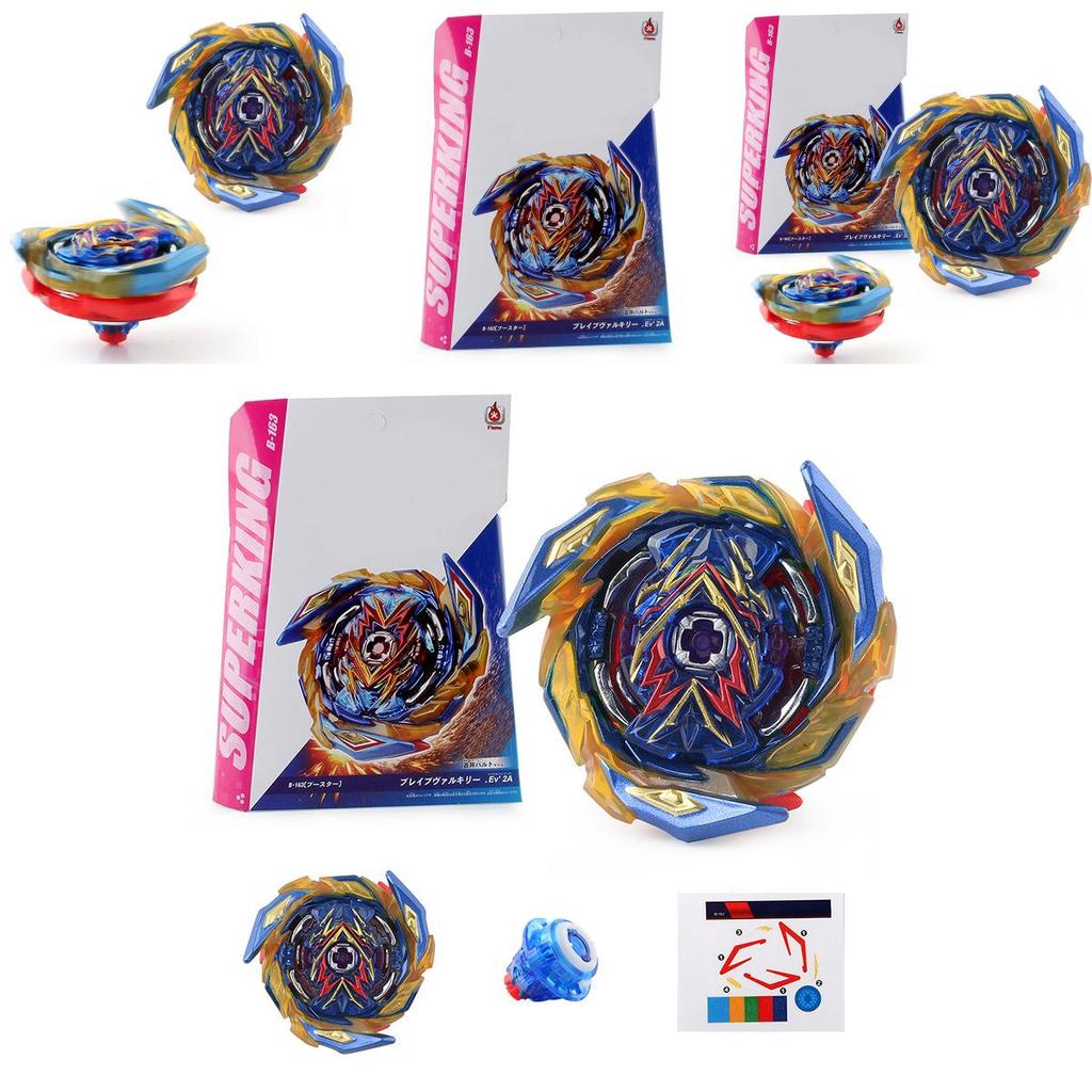 Premium Alloy B163d Burst Top Toy With Dual Launcher And Stunning Fire Design