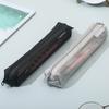 Mesh Pencil Case Storage Bag For Exams Portable Pencil Case Multi-Functional Square Stationery Pencil Pouch School Supplies