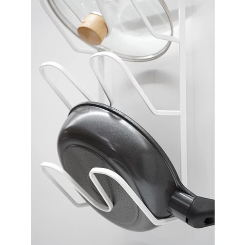 Wahei Freiz Lid Frying Pan Rack Suction Cup Type Wall Storage Float RG-0475